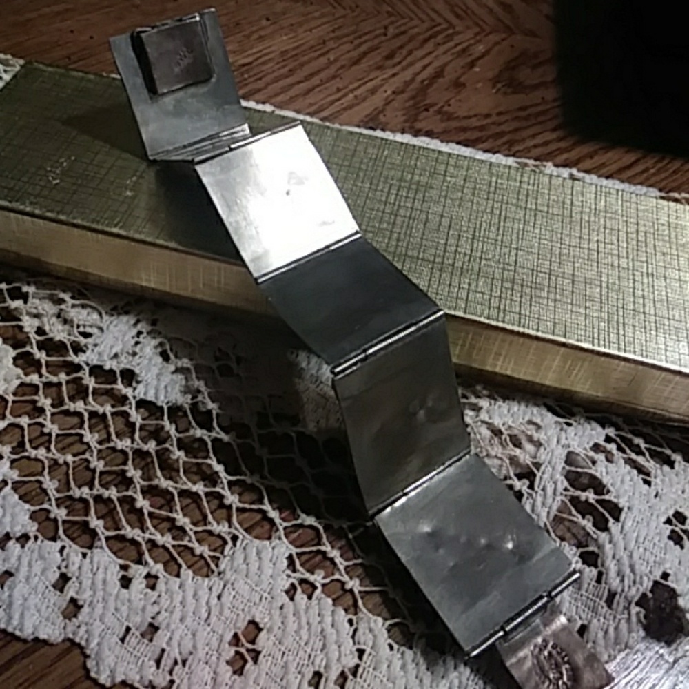 Final Bold Sterling Silver Onyx Bracelet - image 2